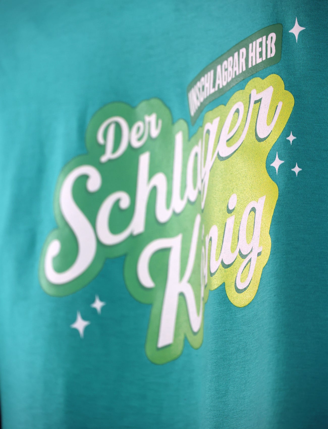 Schlagernacht - Unisex T-Shirt - Schlagerkönig Türkis
