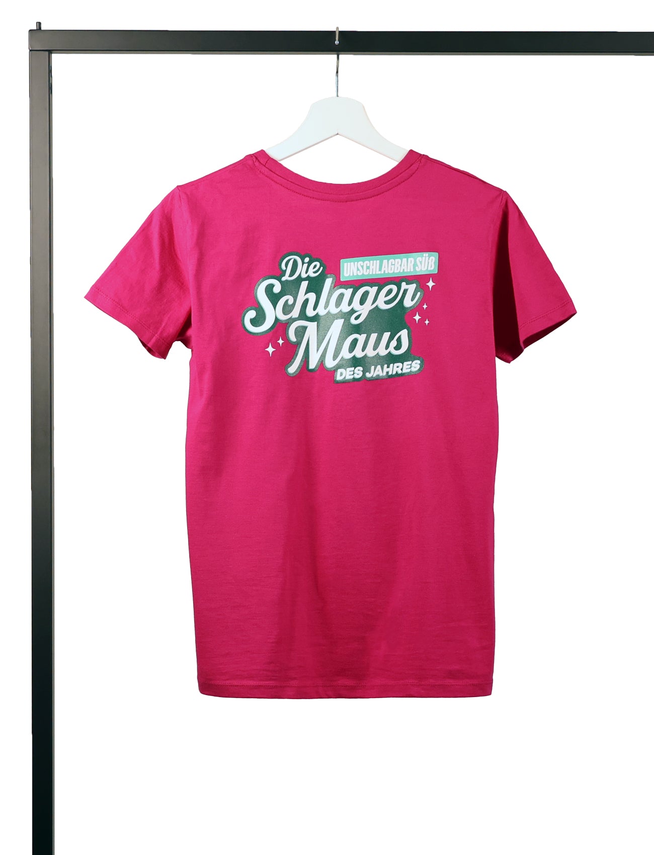Schlagernacht - Damen T-Shirt - Schlagermaus Pink