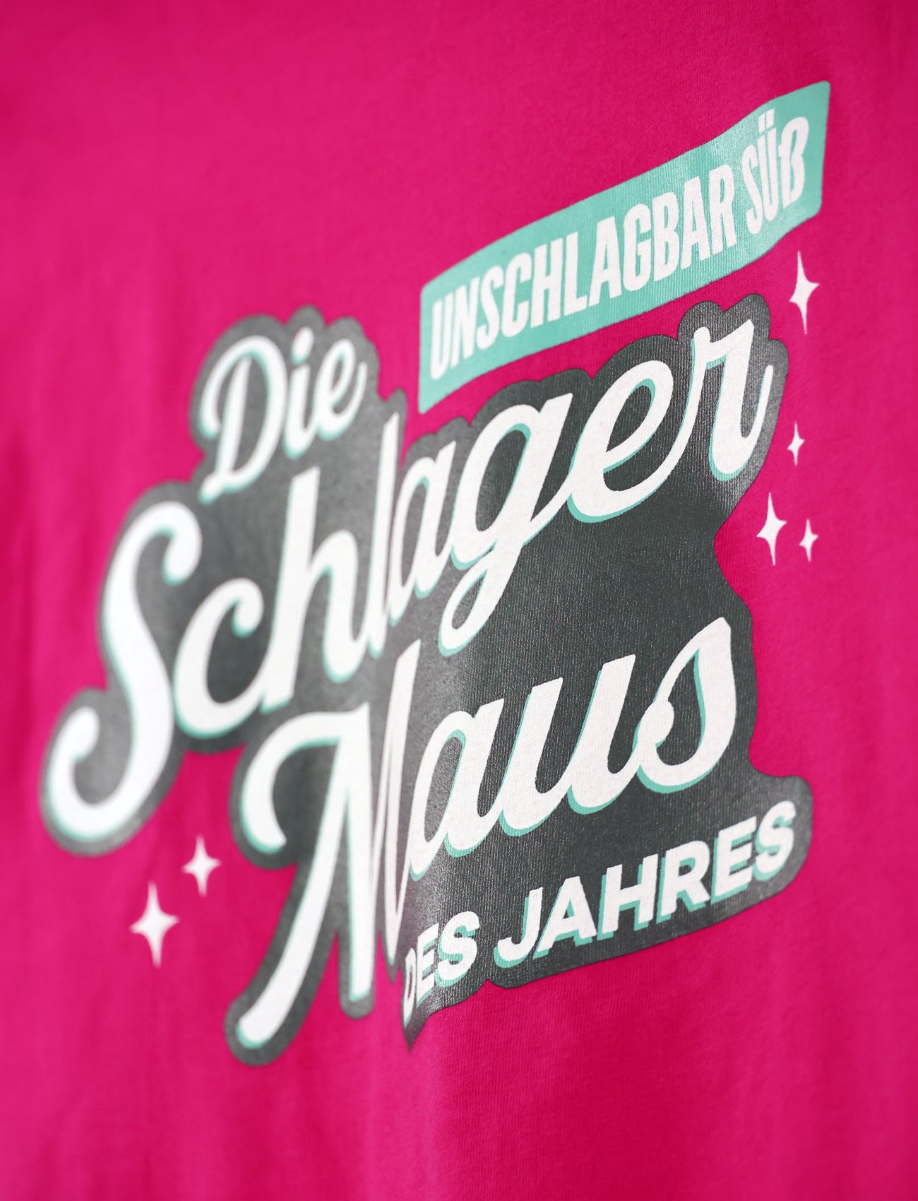 Schlagernacht - Damen T-Shirt - Schlagermaus Pink