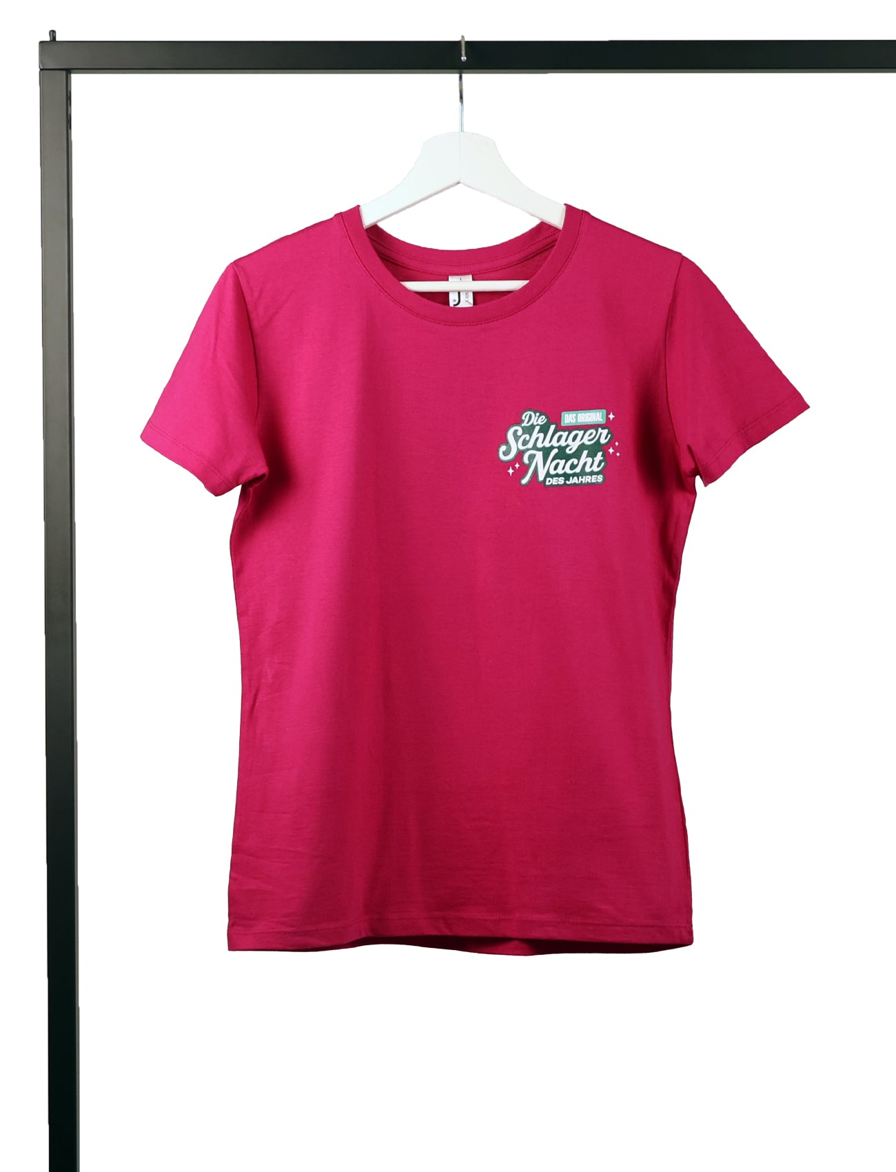 Schlagernacht - Damen T-Shirt - Schlagermaus Pink