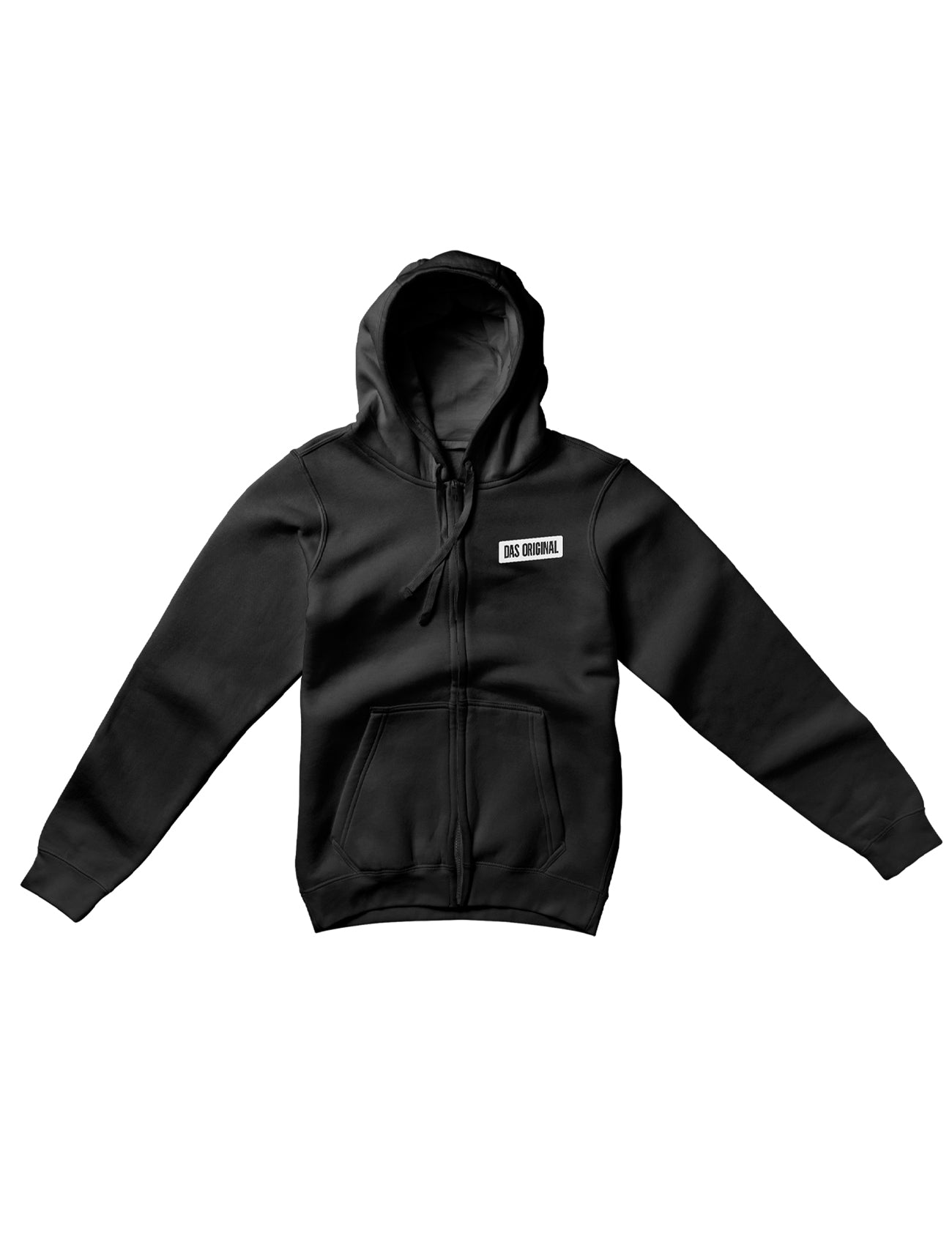 Kapuzenjacke Unisex - schwarz