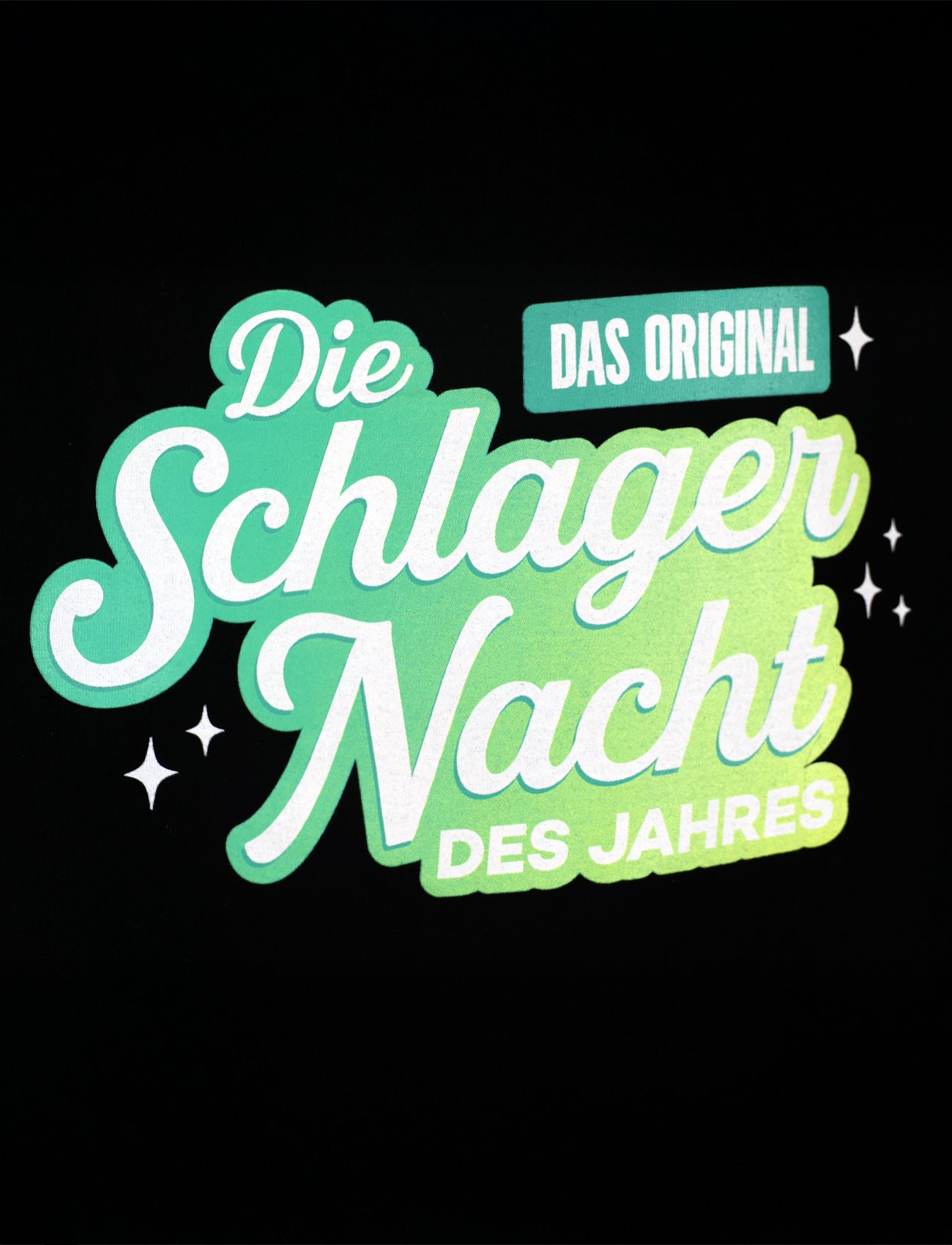 Schlagernacht - Unisex T-Shirt - Schwarz