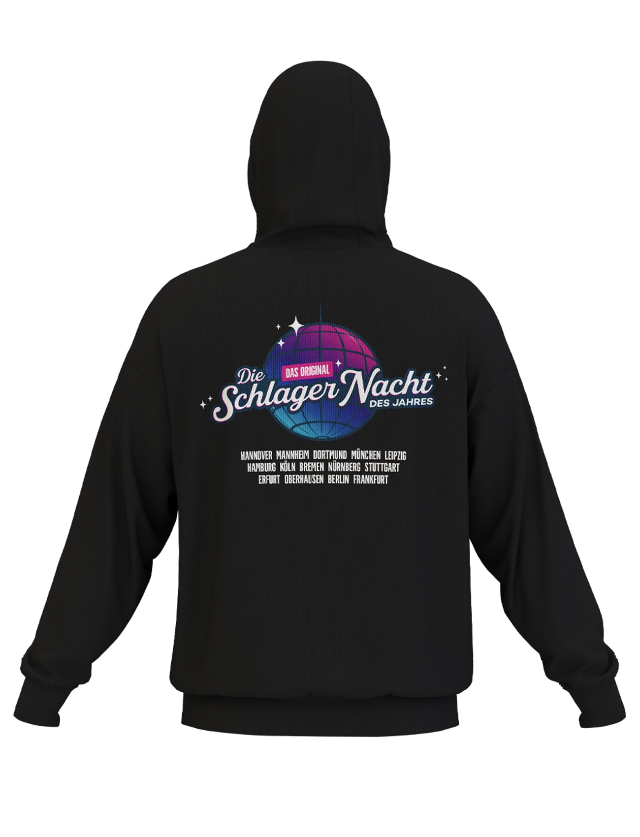 Kapuzenjacke Unisex - schwarz