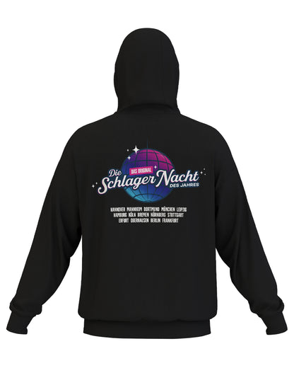 Kapuzenjacke Unisex - schwarz